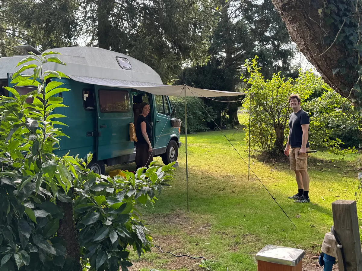 Campingplatz in der Lüneburger Heide